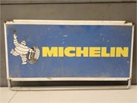 Vintage Metal Michelin Sign