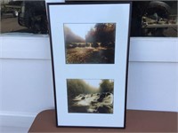 REAL PHOTOGRAPHS MATTED AND FRAMED