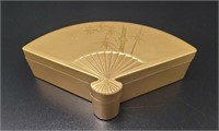 Japanese Otagirii Lacquered Fan Shaped Vide Poche