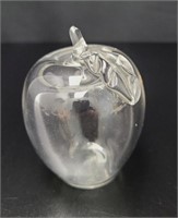 Crystal Apple Sculpture