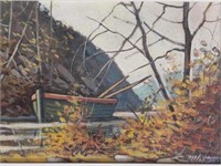 Verchere Landscape, Oil, Royal Gallery, Signed