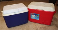 *2 Rubbermaid & Coleman Coolers: