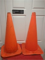 Two traffic cones