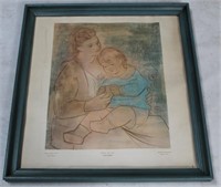 Mother and Child Framed Print - AS IS