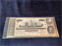 1861 $20 Richmond Confederate Note