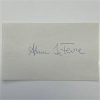 Adam LeFevre orignial signature