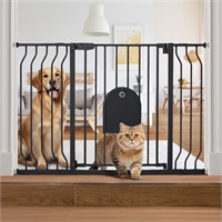 N3510  "Cat Door Baby Gate - Black"