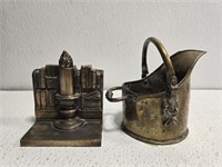 Pair of brass decor