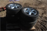 (6) Pontiac Rims w/ Assorted Tires