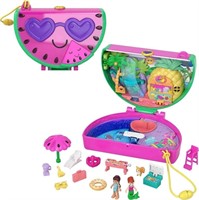 (N) Polly Pocket Compact Playset, Scented Watermel