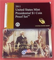 (2) 4 Coin Presidential Dollars Proof Sets:
