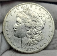 1883 Morgan Silver Dollar XF