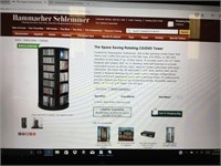 Hammacher Schlemmer space saving rotating DVD