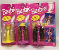 Group Of Barbie Magic Changing Hair