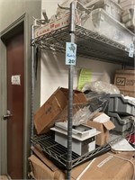 3-Shelf Stationary Storage Rack
