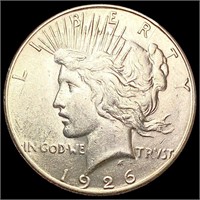 1926-S Silver Peace Dollar CLOSELY UNCIRCULATED