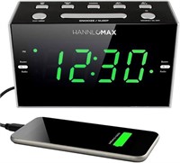 27$-HANNLOMAX HX-122CR Alarm Clock Radio,