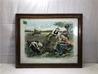 ART:  Debat-Ponsen, French Country Life Lithograph