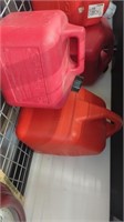 Set of 2 Gas Cans (5 Gallon & 2.5 Gallon)