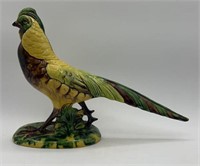 Porcelain Pheasant Statue Numbered On Bottom