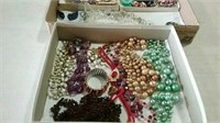 Two boxes of miscellaneous jewelry