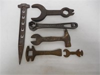 lot of 6 wrenches E C Tecktonius, Ideal, others
