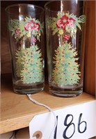 (4) Pioneer Woman Christmas Tumblers