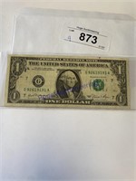 $1 1981 G FEDERAL RESERVE NOTE