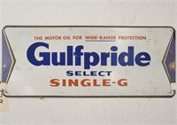 "Gulfpride Single-G" Double-Sided Metal Sign