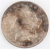 Coin 1891-CC  Morgan Silver Dollar Choice