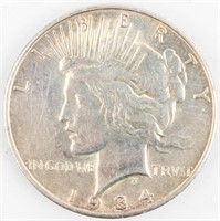 Coin 1934-D U.S. Peace Silver Dollar Choice