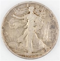 Coin 1919-D Walking Liberty Half Dollar VF
