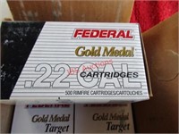 4000 Rounds Federal Gold Medal Target 22 LR