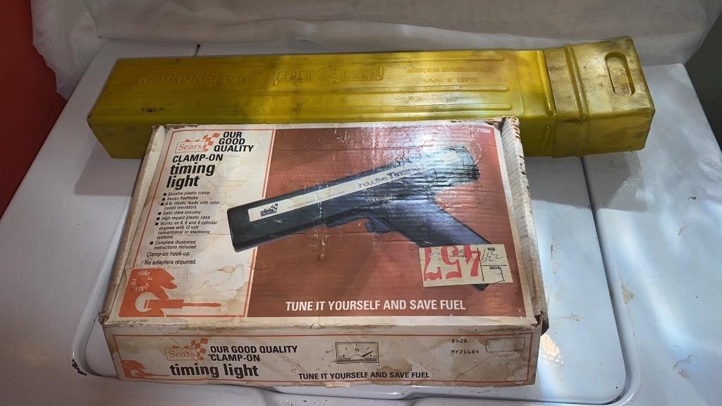 Sears clamp on timing light and Road Hazard kit