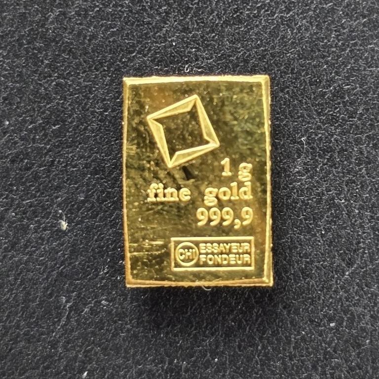 24k 1g gold bar