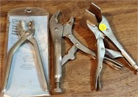 Vice Grips & Hole Punch