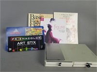 Artist's Figure Drawing Books and Pencils
