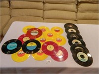 Children's Records-(14); 45's-(6);