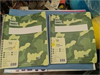 2 camo notebooks