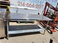 Stainless Steel Table with Bottom Shelf