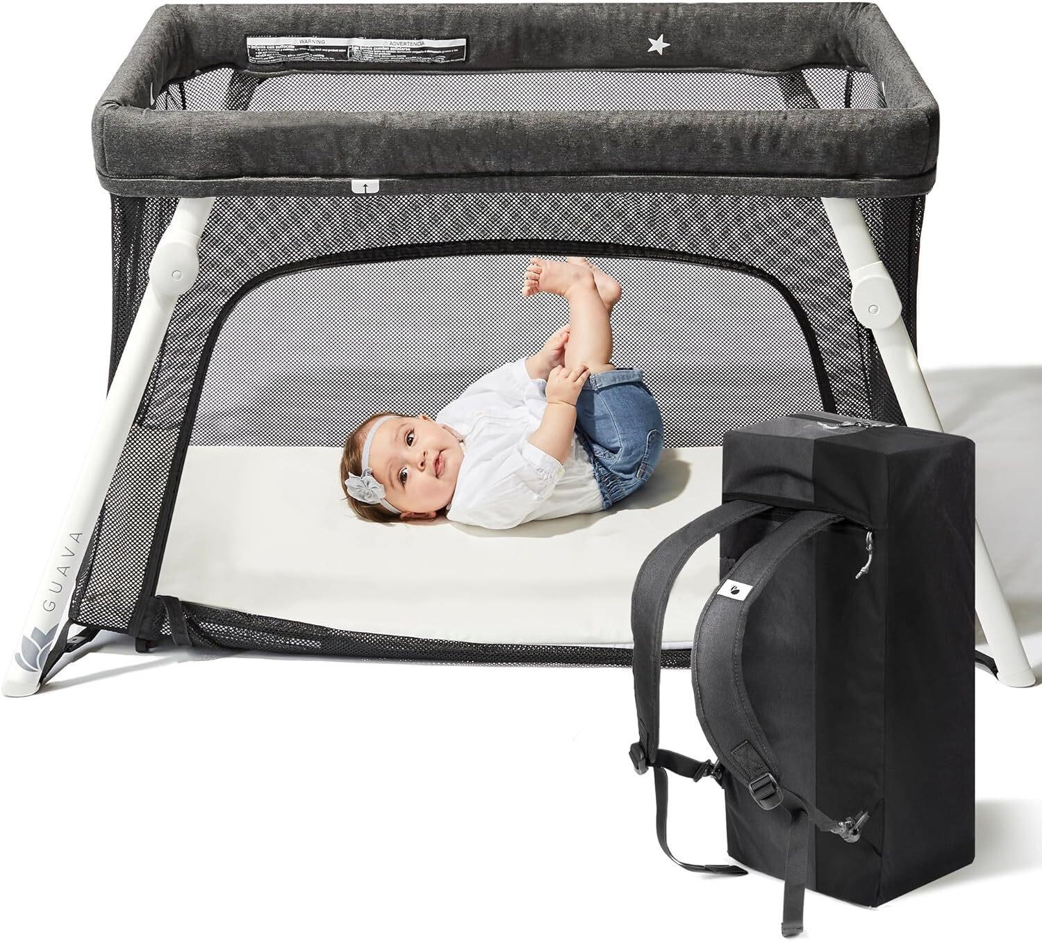 Guava Lotus Travel Crib with Backpack