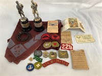 Vintage Boy Scouts memorabilia collection