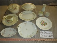 Vintage Porcelain Service & Decor - 11pc