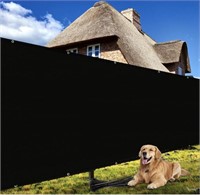 45IN X 50FT FENCE PRIVACY SCREEN BLACK