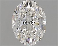 Gia Certified Oval Cut .91ct Si2 Diamond