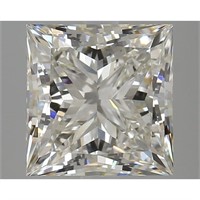 Igi Certified Princess Cut 4.52ct Vvs2 Lab Diamond