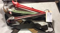Rigid Strap Wrench And Ridge Tools Strap Wrenches