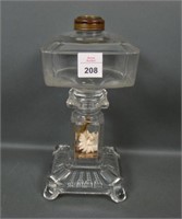 EAPG Ripley & Adams Hollow Stem Oil Lamp