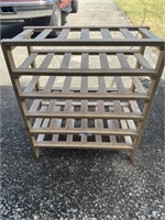 Wood wine rack