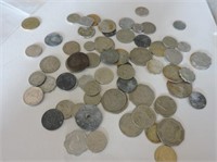 Aprox. 60 Foreign Coins